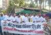 विधायक विकास ठाकरे के निर्देश पर गोरेवाडा रिंग रोड पर कांग्रेस का उग्र आंदोलन,सड़क जाम कर उठाई ब्रेकर और भारी वाहनों पर रोक की मांग
