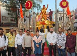 नागपुर में शिवाजी जयंती पर कौमी एकता की मिसाल, नॅश नुसरत अली के नेतृत्व में अल्पसंख्यक समुदाय के प्रतिनिधियों ने किया माल्यार्पण